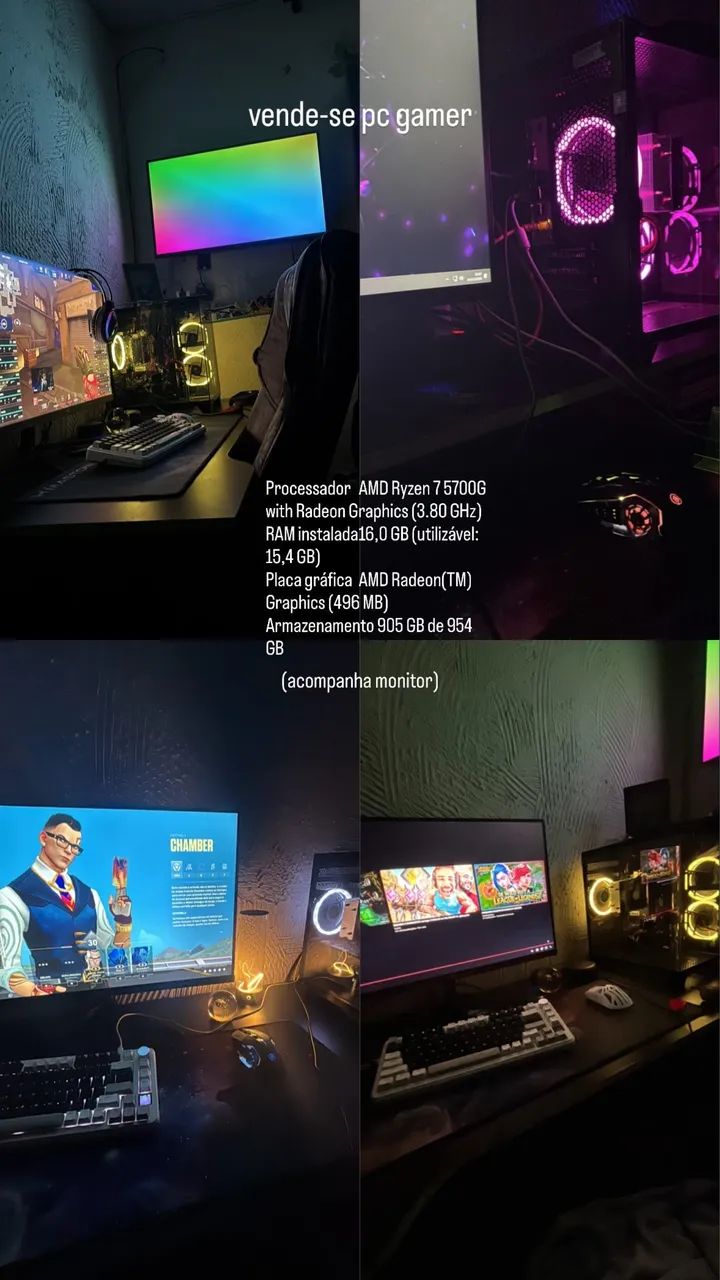 vende-se pc gamer