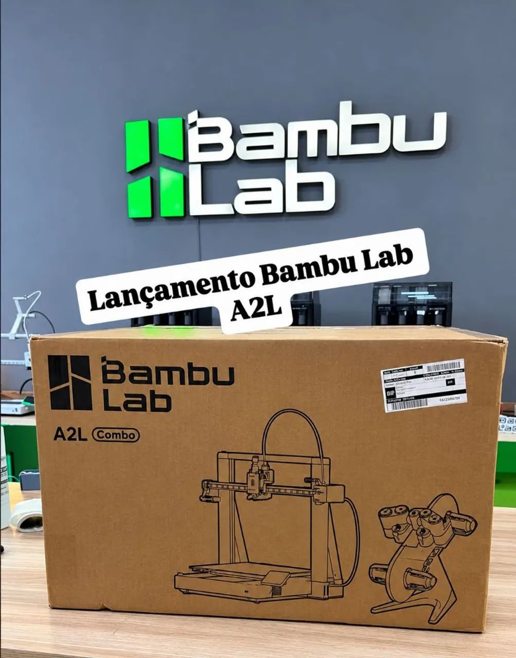 Impressora  3D Bambu lab A2L Combo 