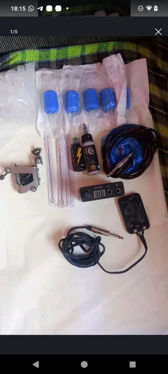 VANDO KIT DE TATUAGEM PROFISSIONAL  - Foto 4