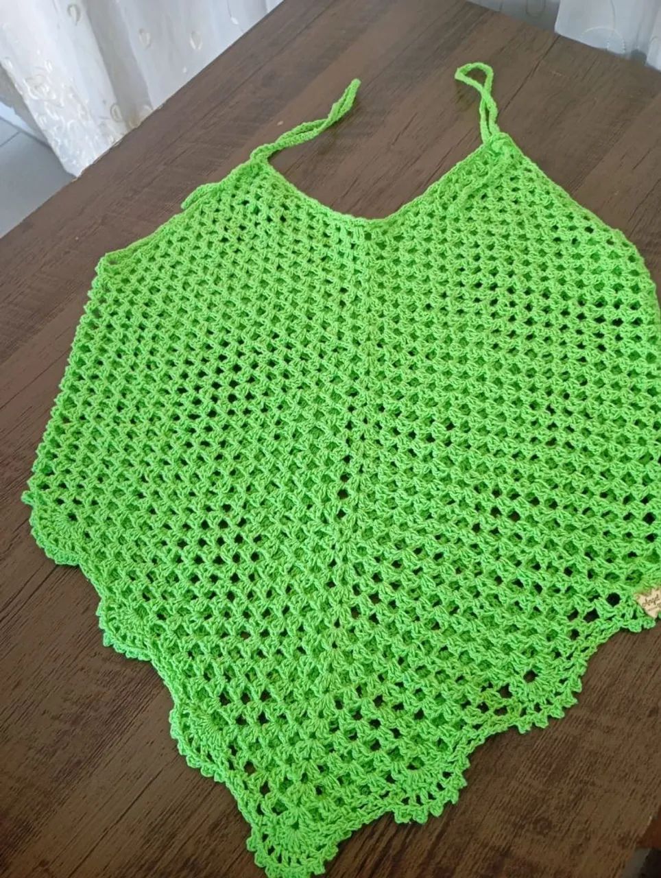 Blusa Regata de crochê  - Foto 3