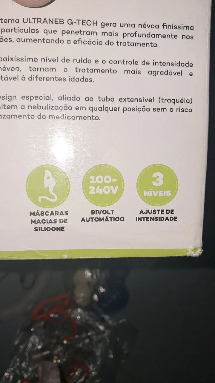 Inalador G.tech seminovo  - Foto 4