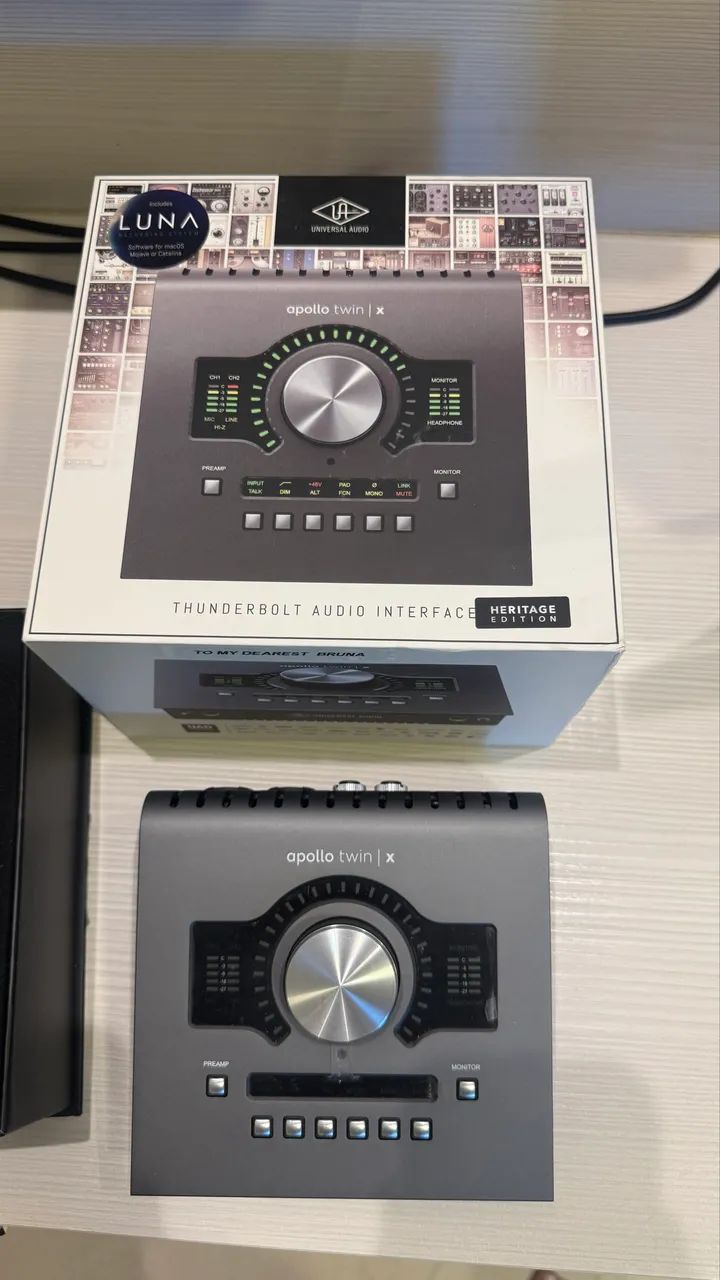 Interface de Áudio Apollo Twin X Duo Heritage Edition Thunderbolt