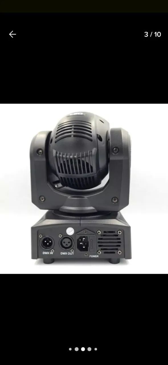 4 Mini moving 60w usado preço 1.600