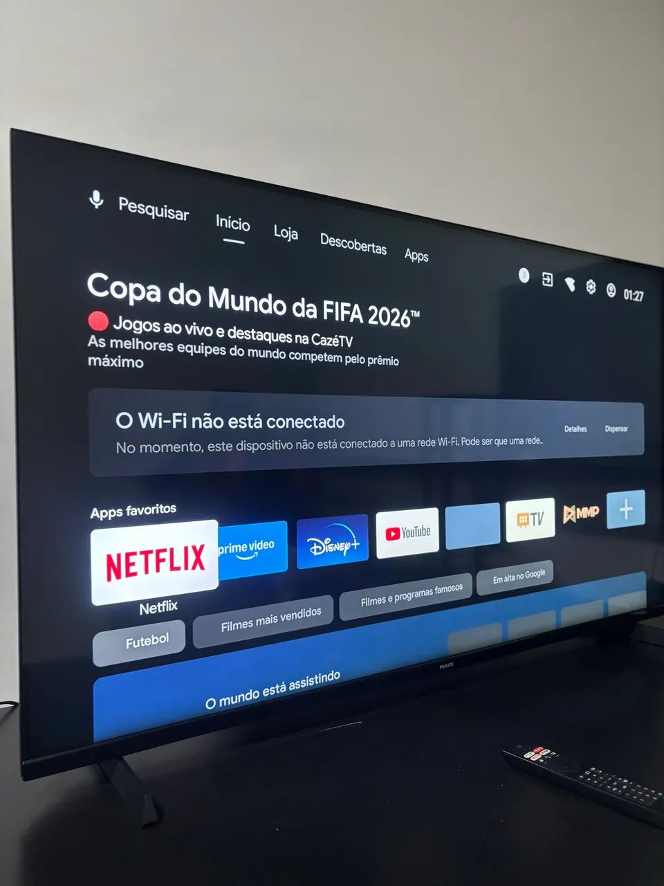 TV Smart Philips 50K LED | Android TV Completa Muito Nova - Foto 2