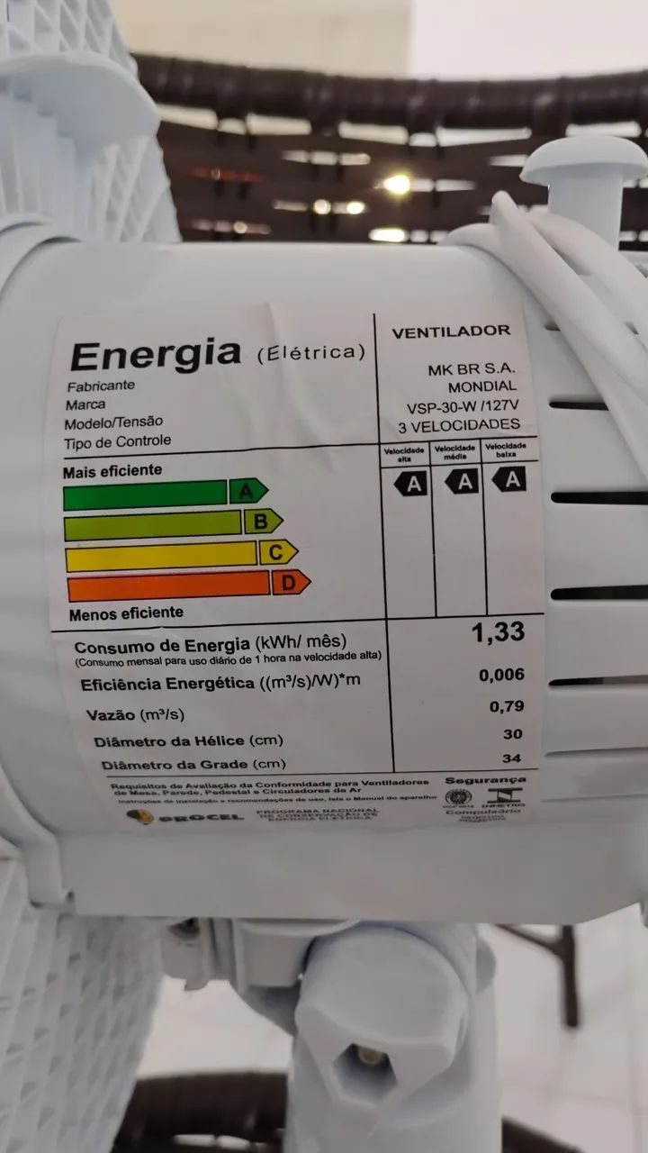Ventilador Mondial 