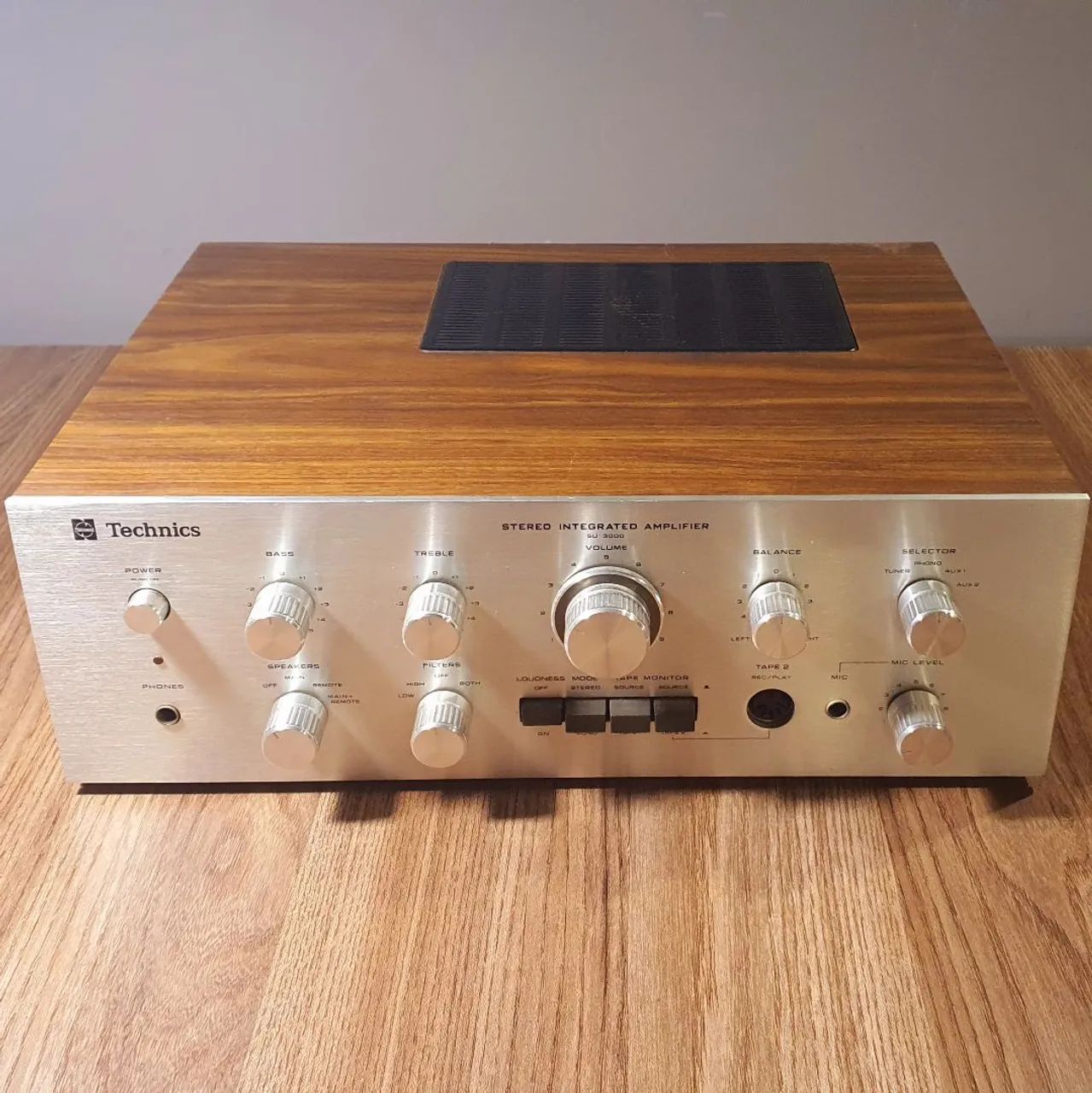 Amplificador integrado Technics SU-3000 1975 Original Japonês