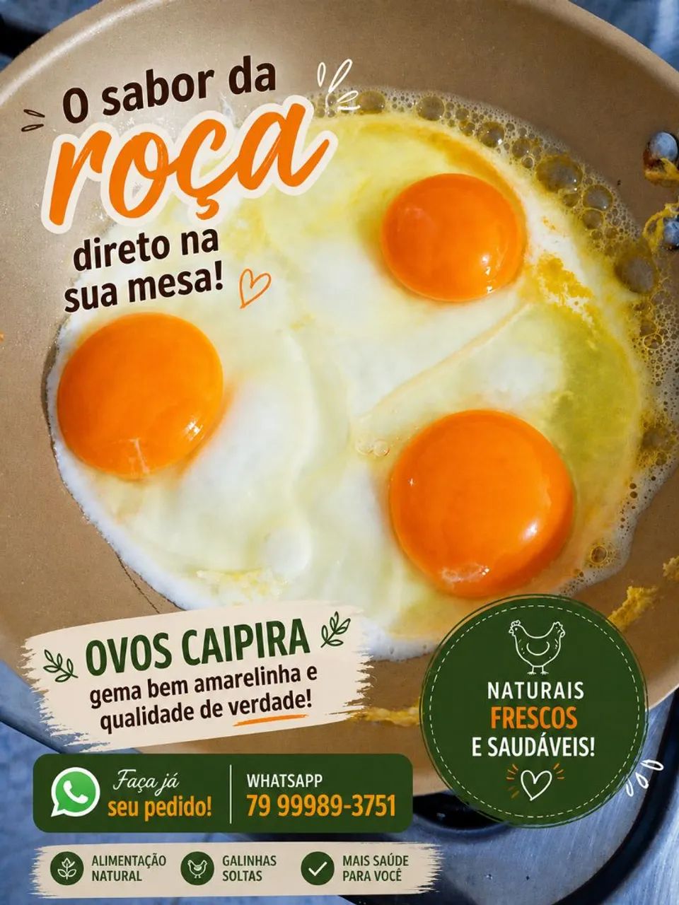 Ovos caipiras  - Foto 3