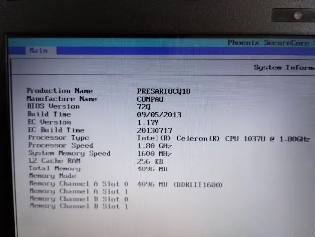 Notebook Compaq presario CQQ-18 - Com defeito - Foto 5