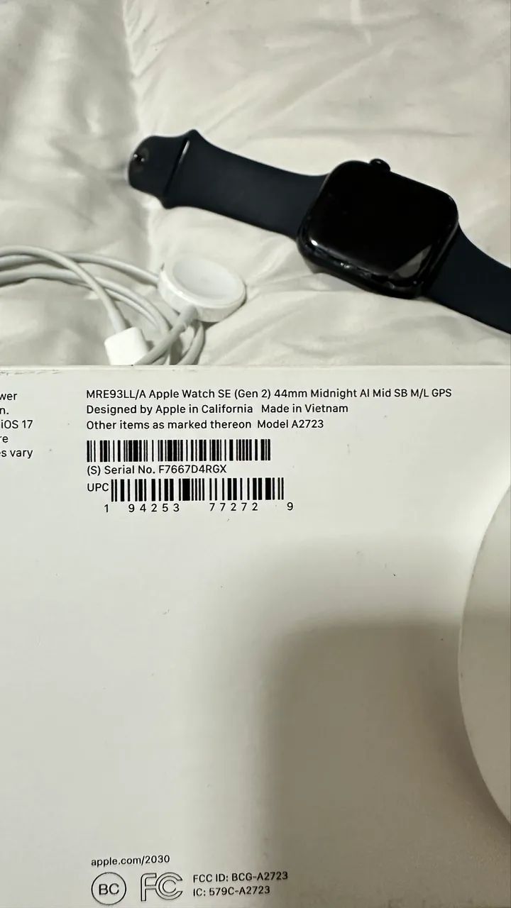Apple Watch SE 2 Geração! 499 reais! Tela Quebrada! Para tirar peças ou concertar! - Foto 5