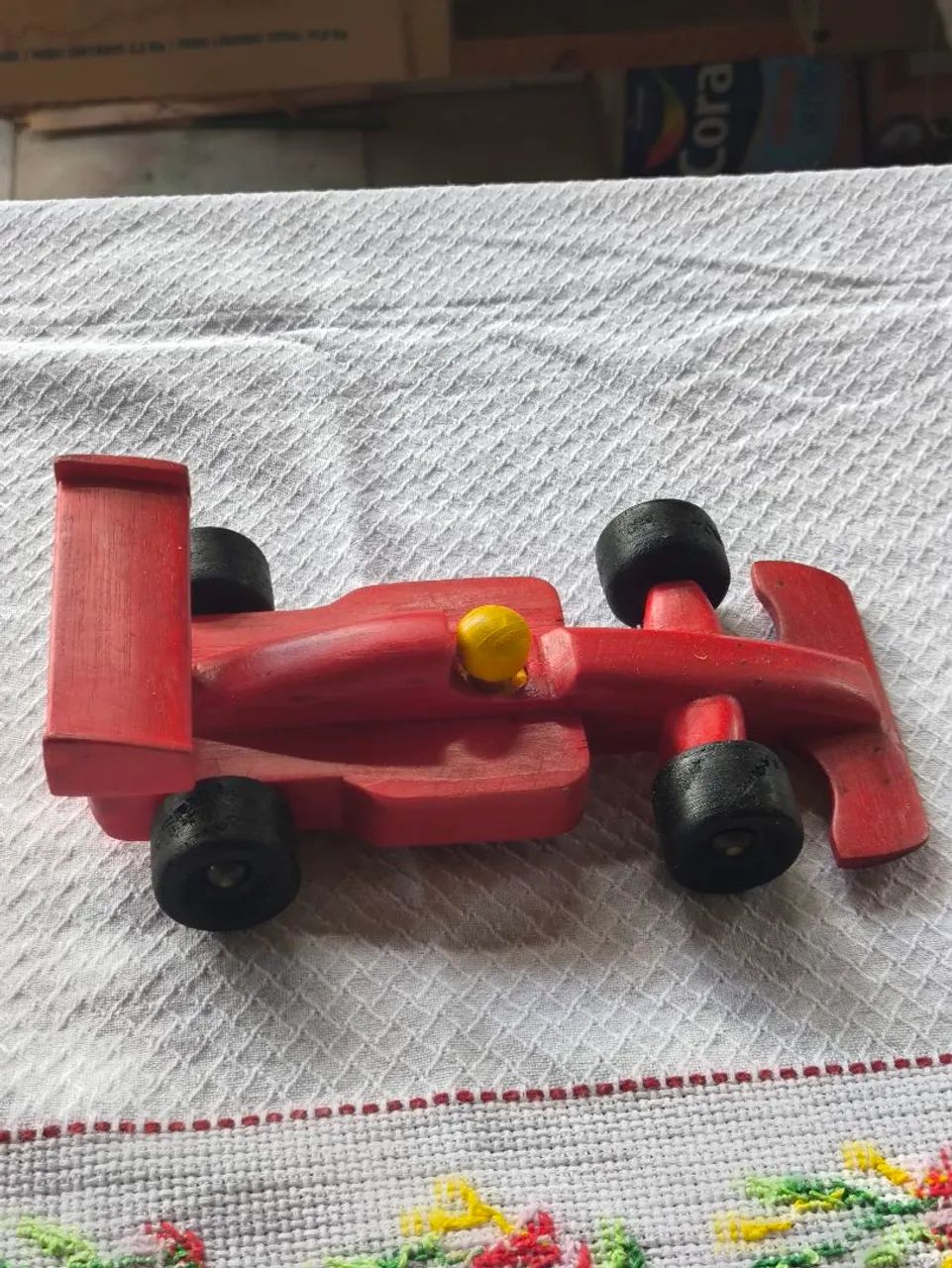 Carrinho infantis de madeira (Fórmula 1)