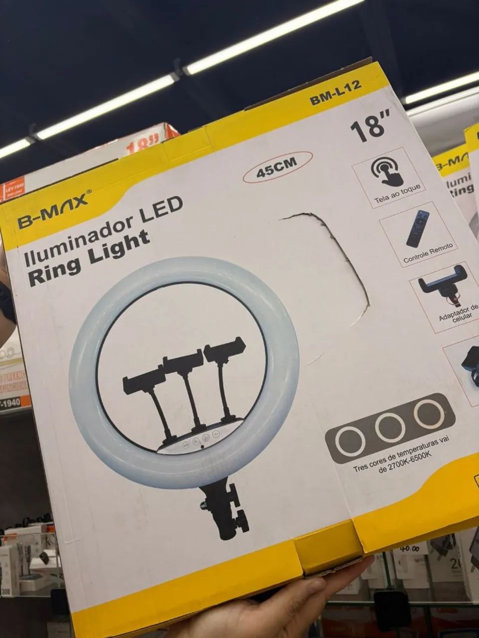Ring Light - Iluminador LED 18"