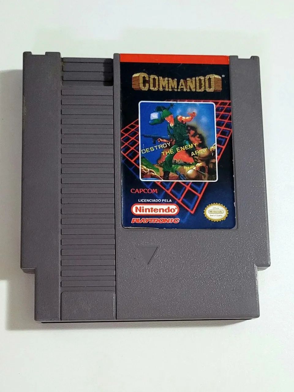 Jogo Commando (Nes / Nintendinho / 100% Original Playtronic / Capcom)