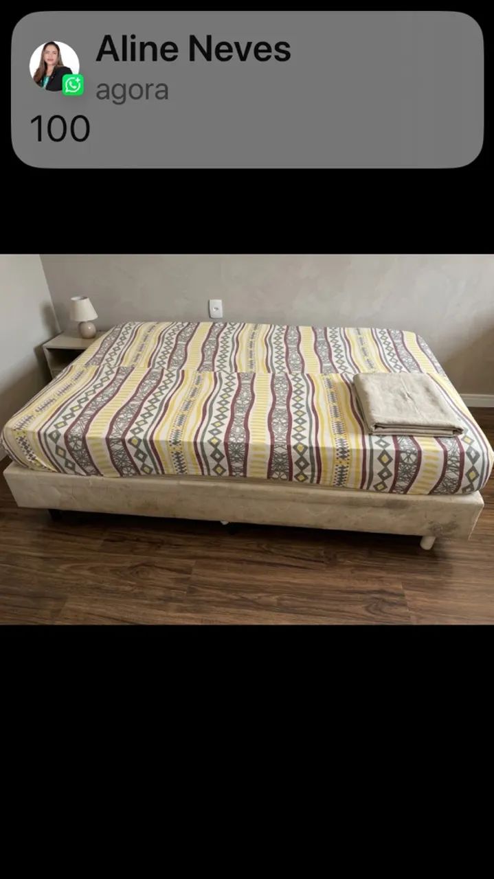 Cama box casal