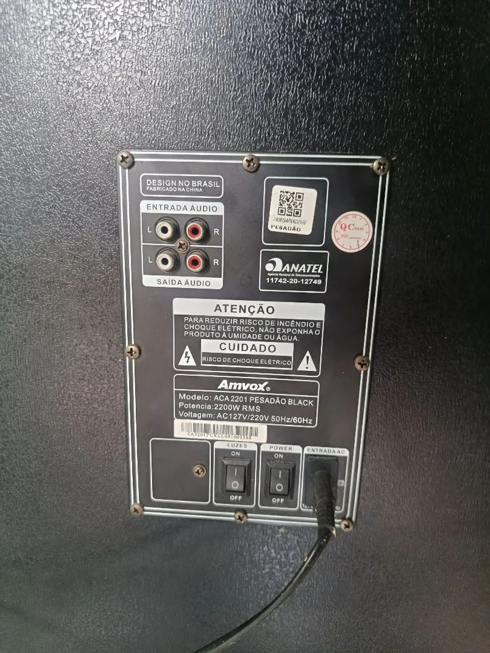 Caixa de som Amvox 2200w - Foto 3