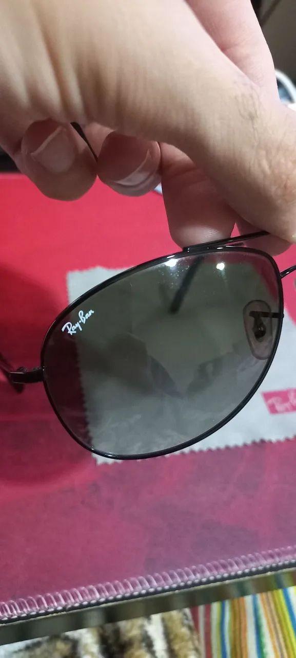 Óculos escuro rayban original com pouco uso!! - Foto 5