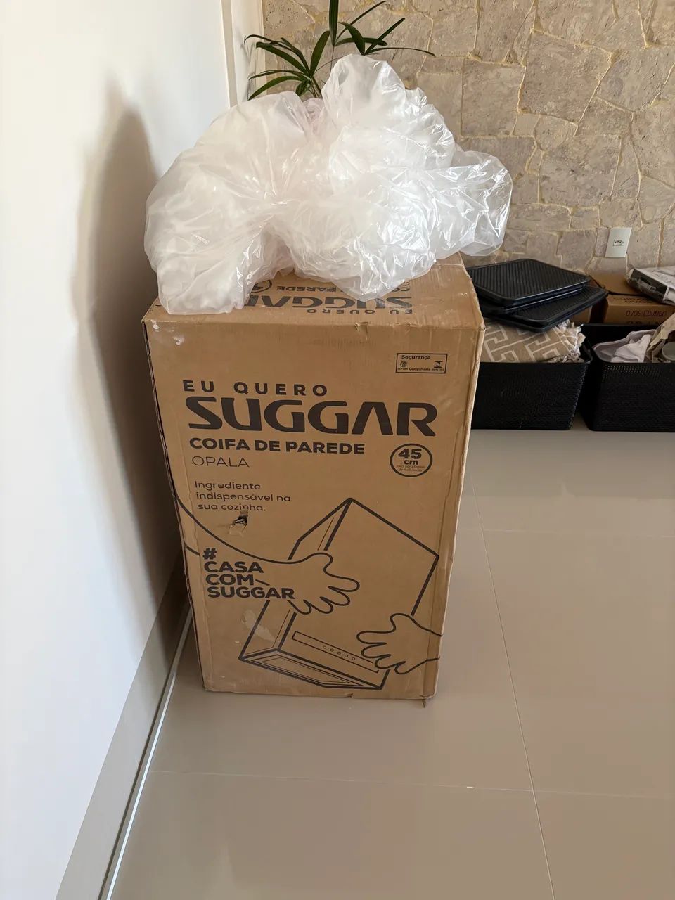 Coifa de parede SUGGAR OPALA nova  - Foto 2