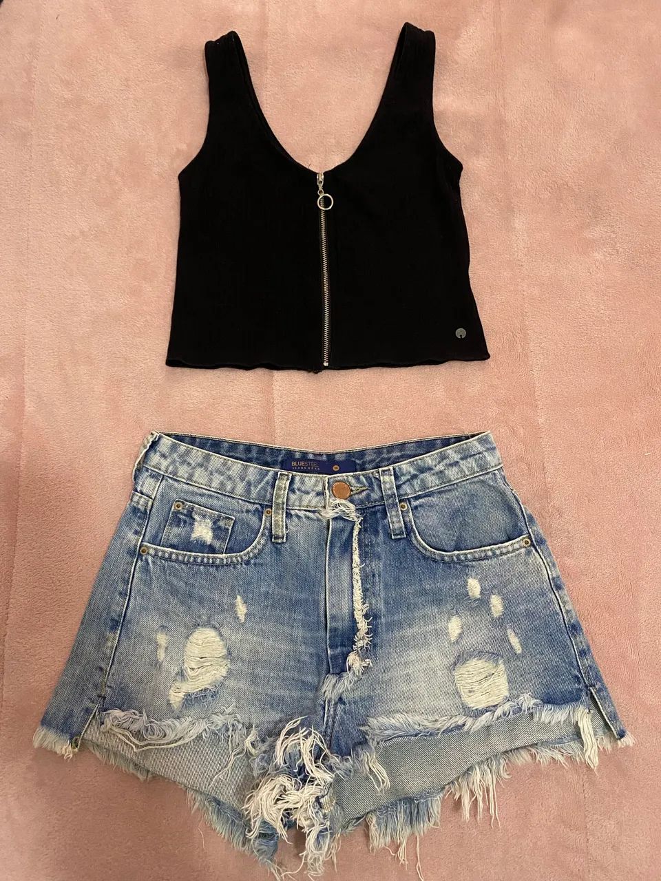 Short jeans 36 + 3 blusas YouCom/Renner