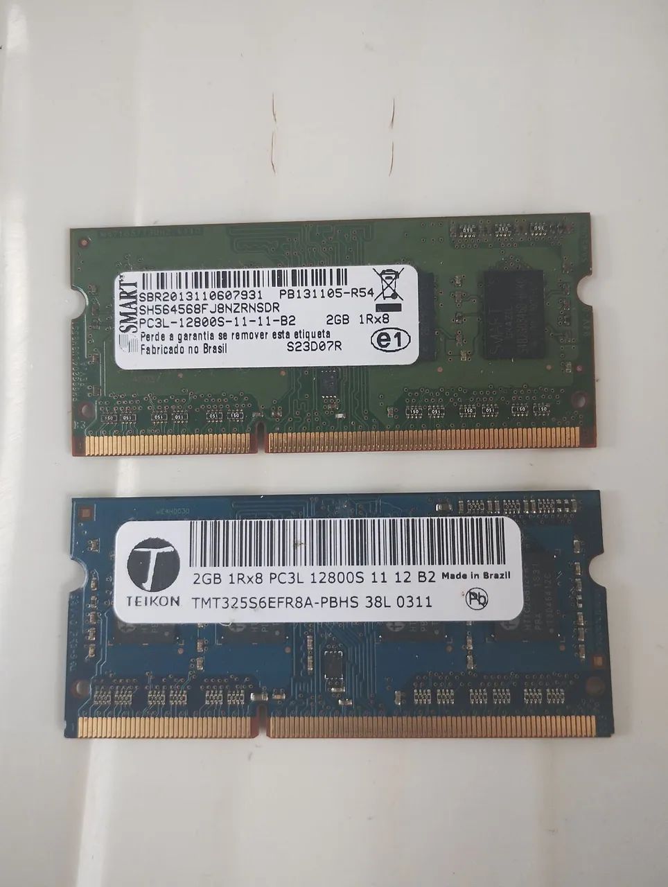 Memória ram smart e teikon 2gb+2gb=4gb DDR3 para notebook 