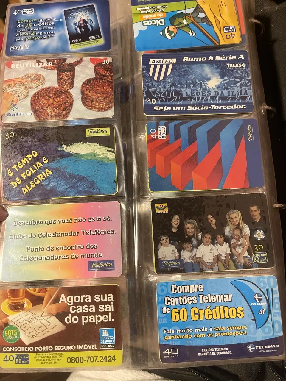 Cartões telefónicos antigos