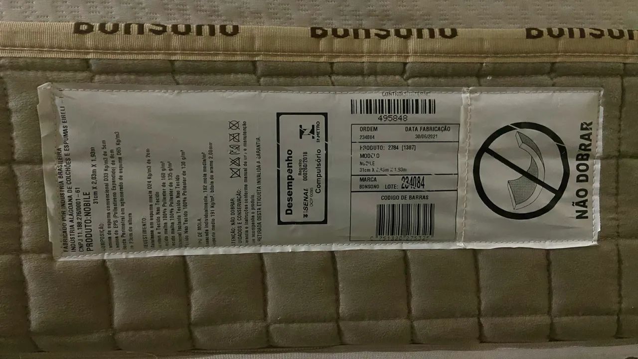 Cama Box King com colchão  - Foto 2