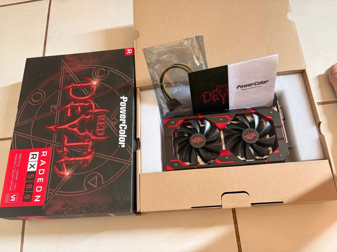 Placa de Video PowerColor Red Devil Radeon RX580