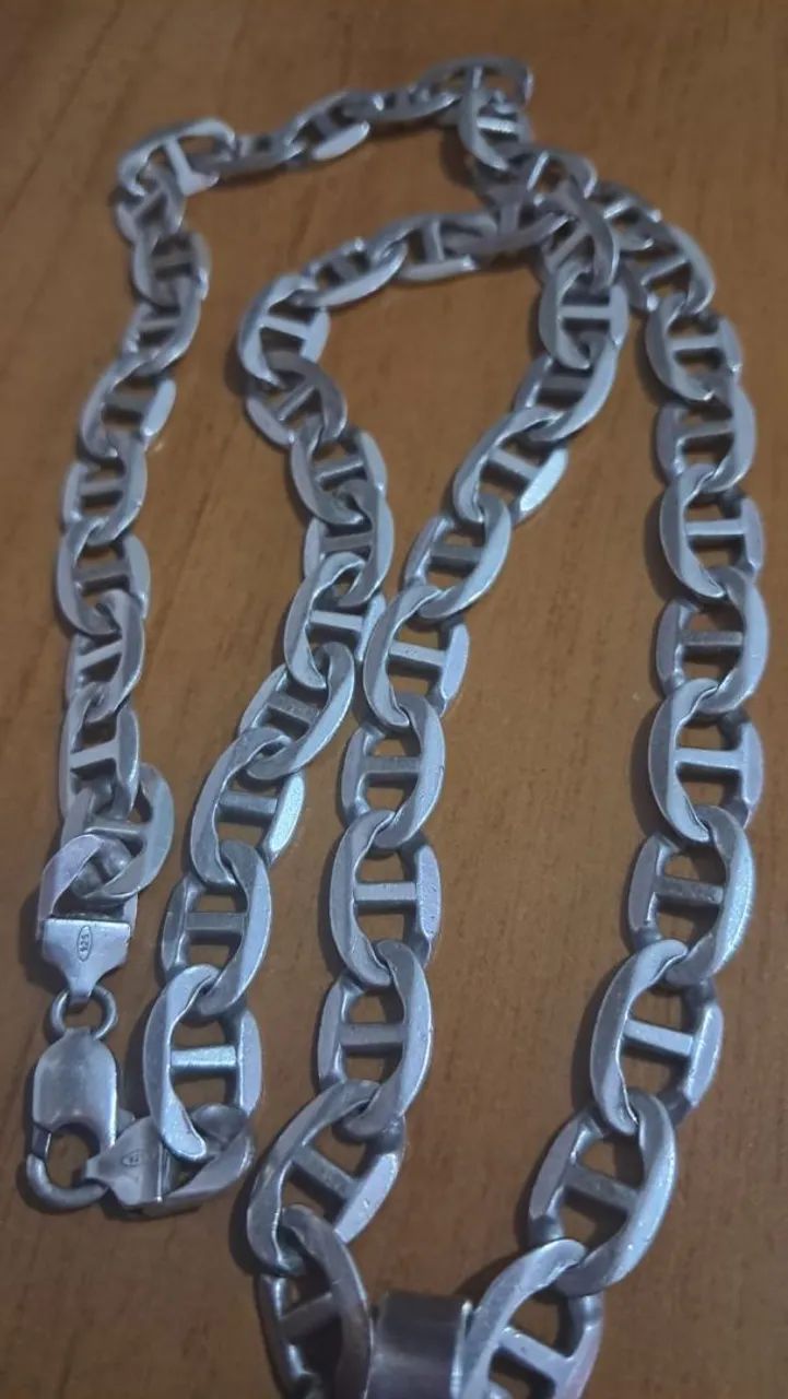 Corrente de Prata Pura 