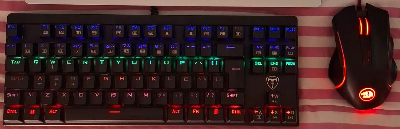 Teclado T Dagger, Mouse Gamer RedDragon 3200DPI