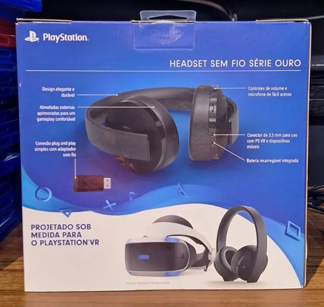 Headset Série Ouro para PS4 Lacrado - Foto 2