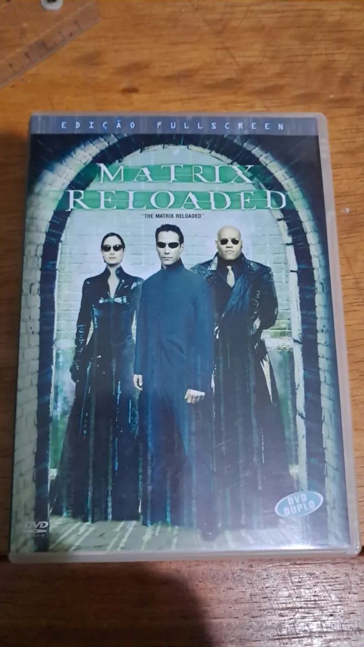 DVD duplo Matrix Reloaded