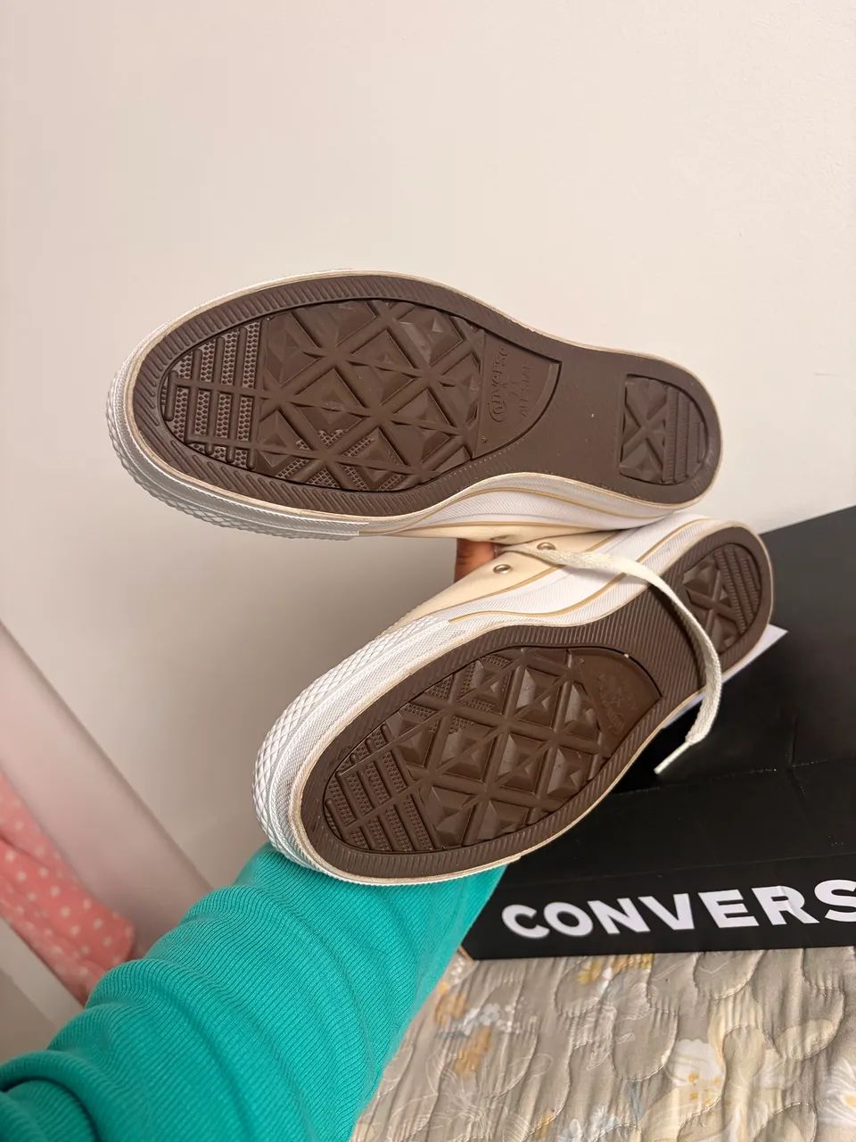 All star original 36 couro bege  - Foto 5
