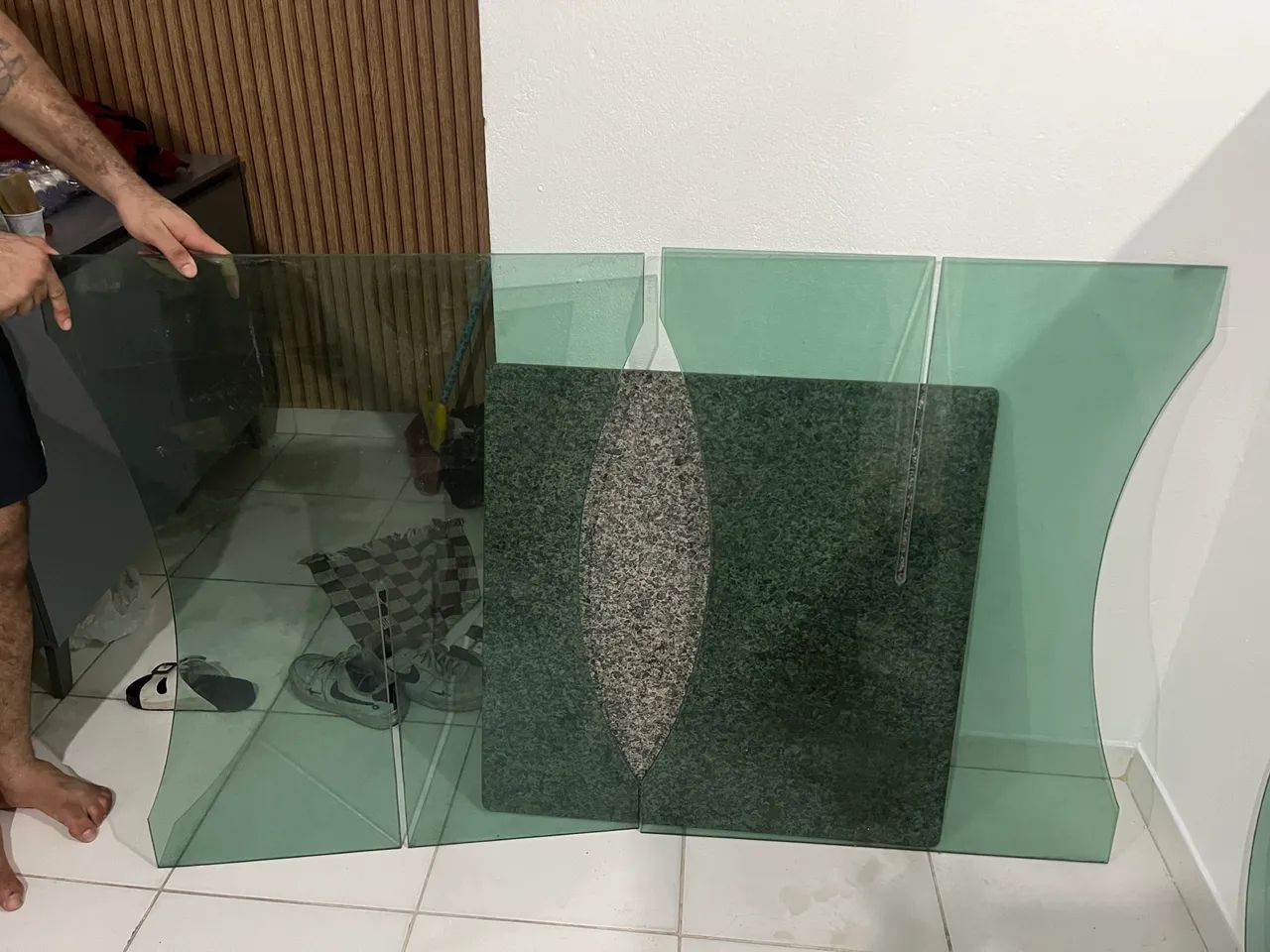 Vendo pé de mesa de vidro  - Foto 5