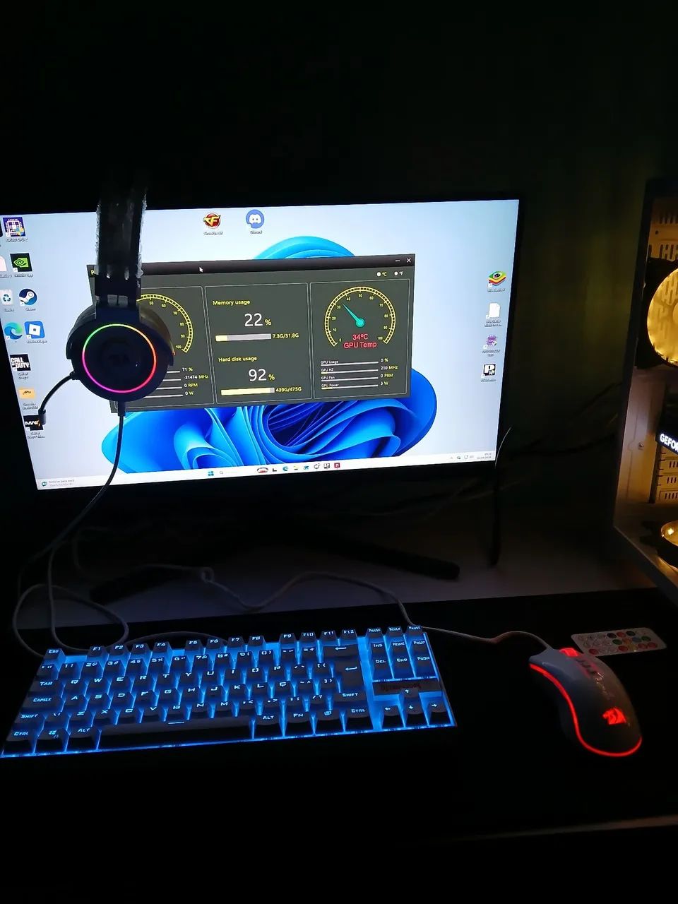 VENDO PC GAMER COMPLETO/OU SO A CPU - Foto 2
