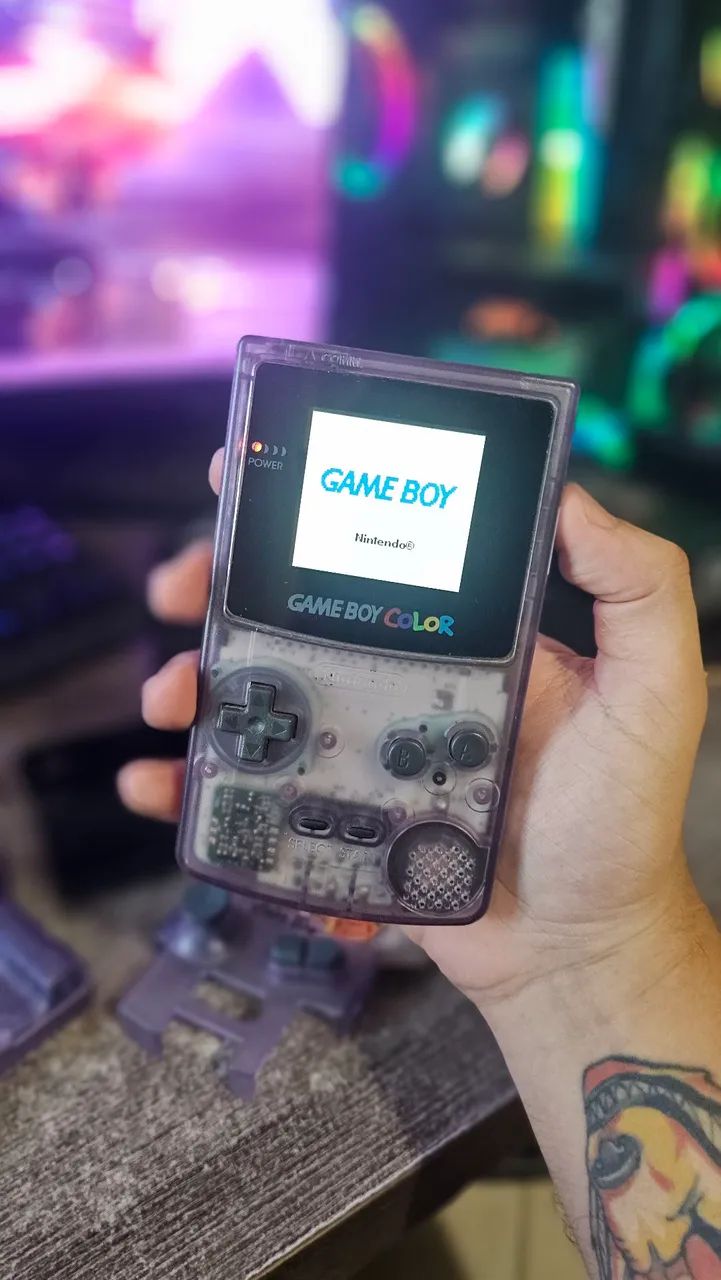 Nintendo Game Boy Color + Acessórios - Foto 4