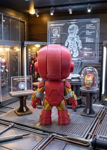 Homem de Ferro Chibi 3D - Foto 2