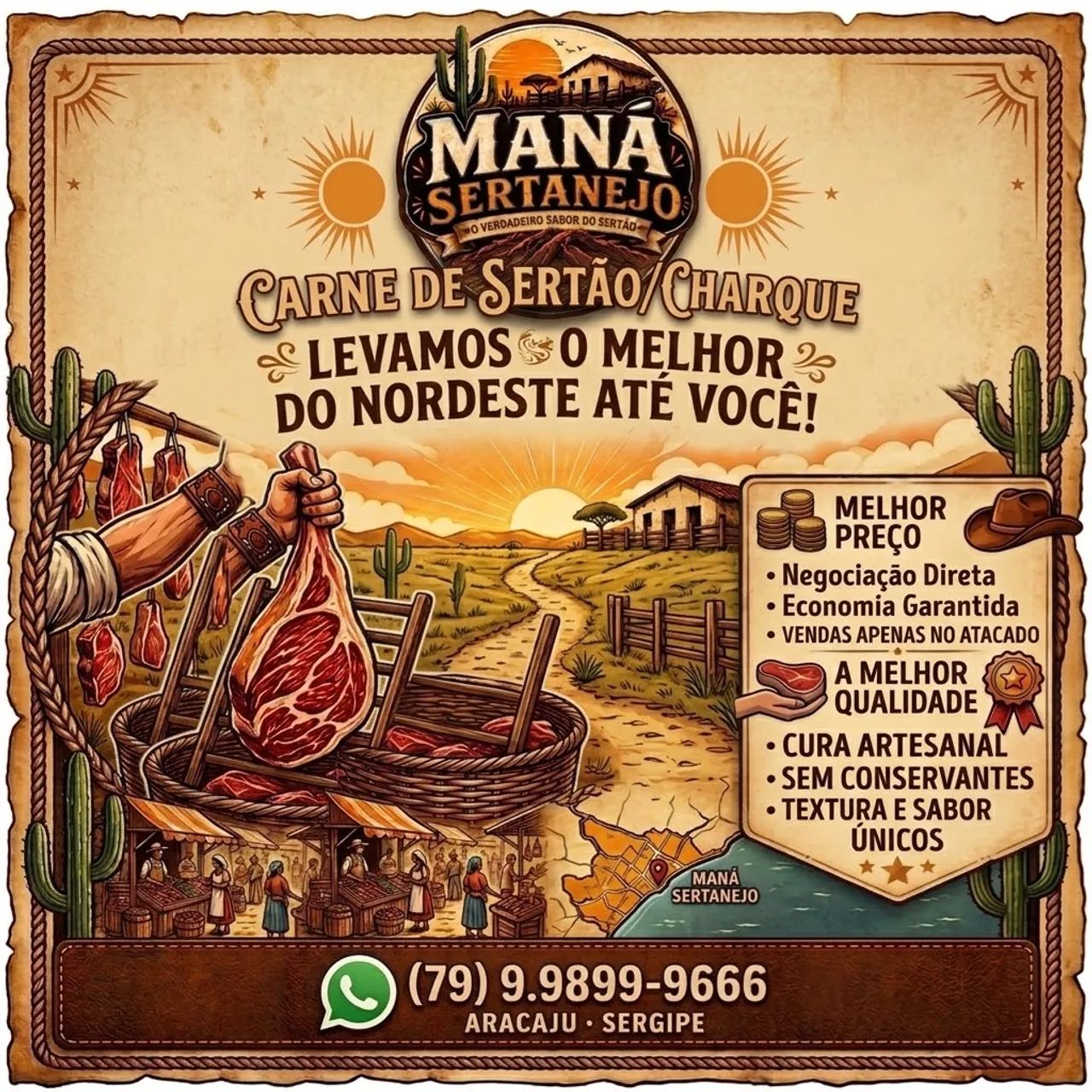 Charque / Carne de sertão / Jabá - Foto 2