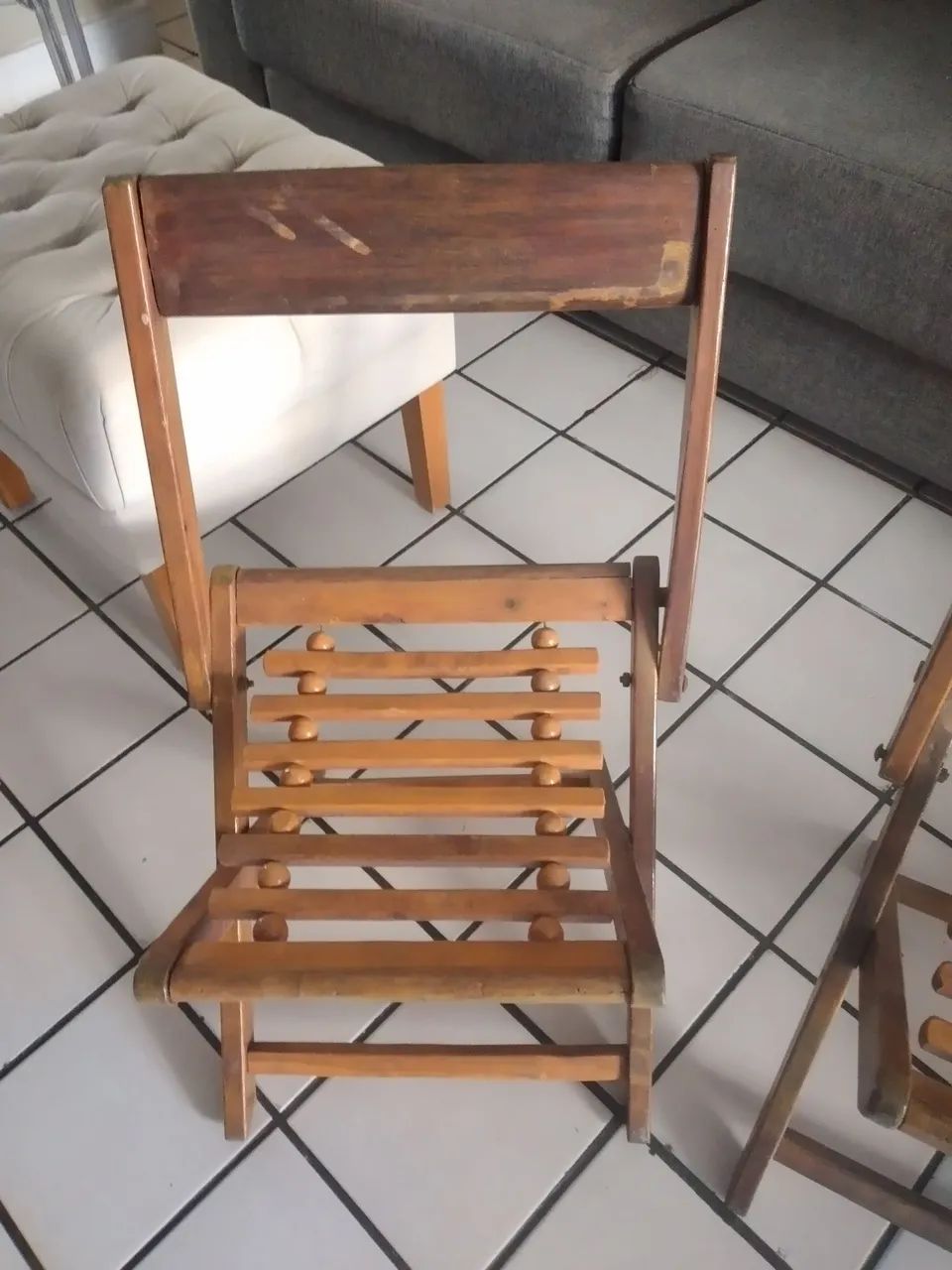 PCadeiras super resistente pra qualquer lugar.madeira pura. Sem uso resistente.  - Foto 2