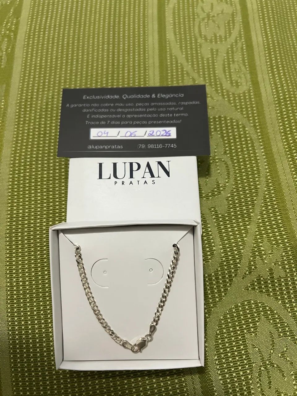 Pulseira em prata 925 modelo gourmet nova e linda  - Foto 5