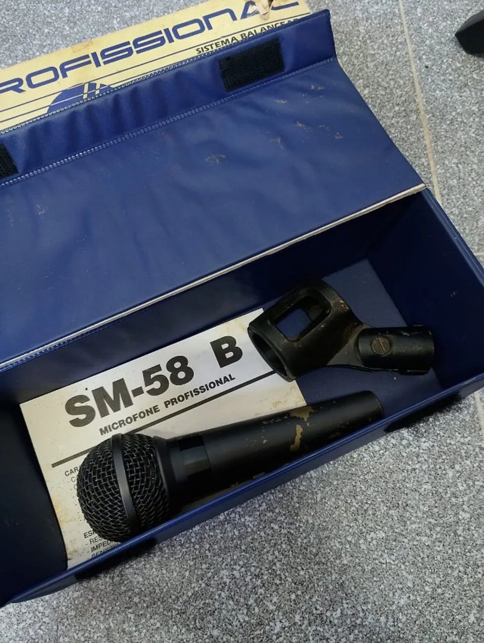 MICROFONE SM58 B - LESON ANTIGO, VINTAGE - Foto 4