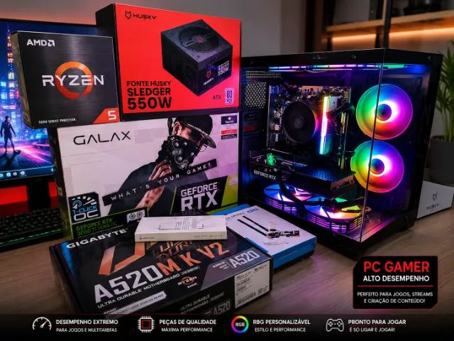 pc gamer completão! 3060 + R 5 5500!