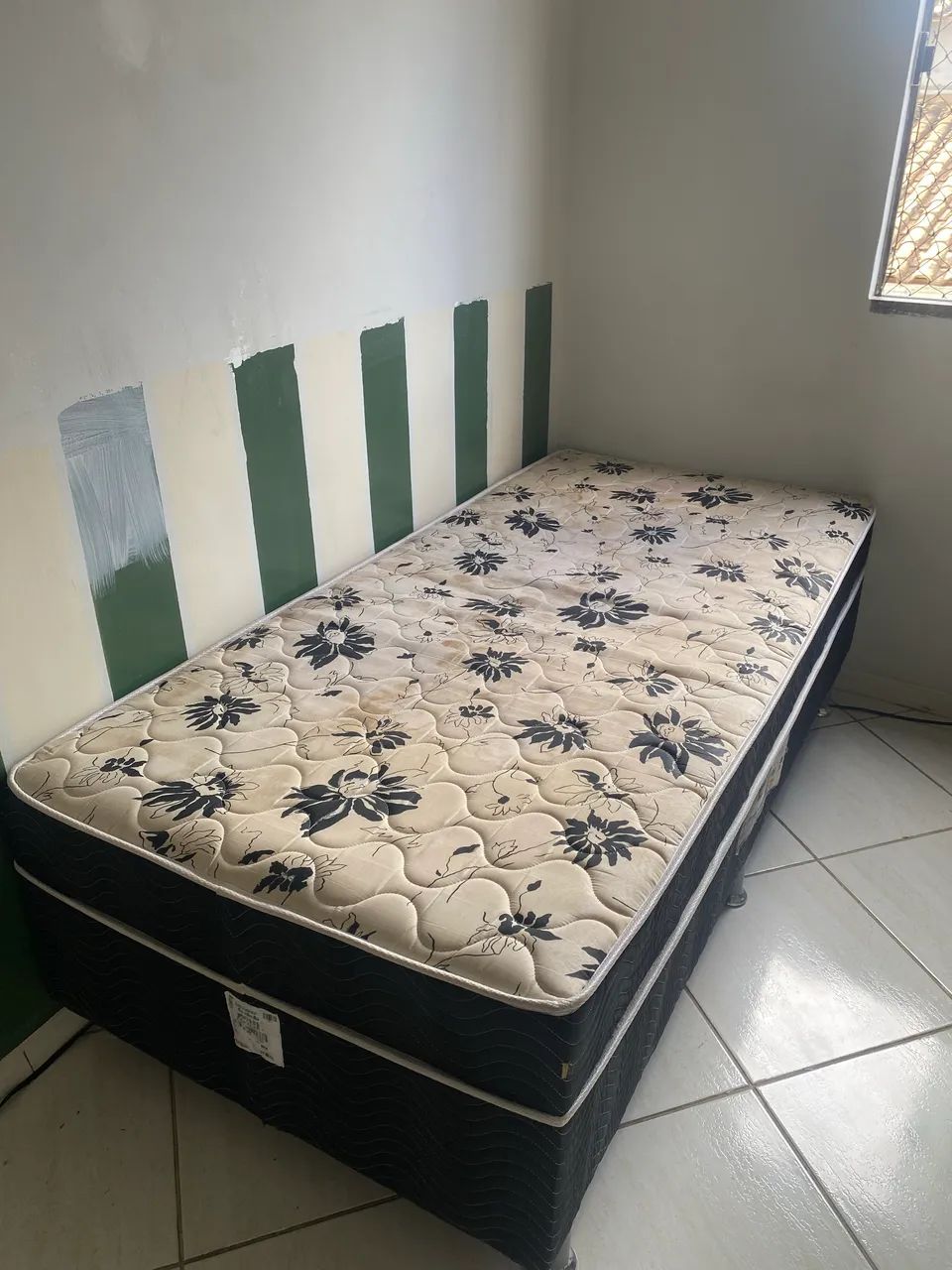 vendo cama de solteiro ortobom