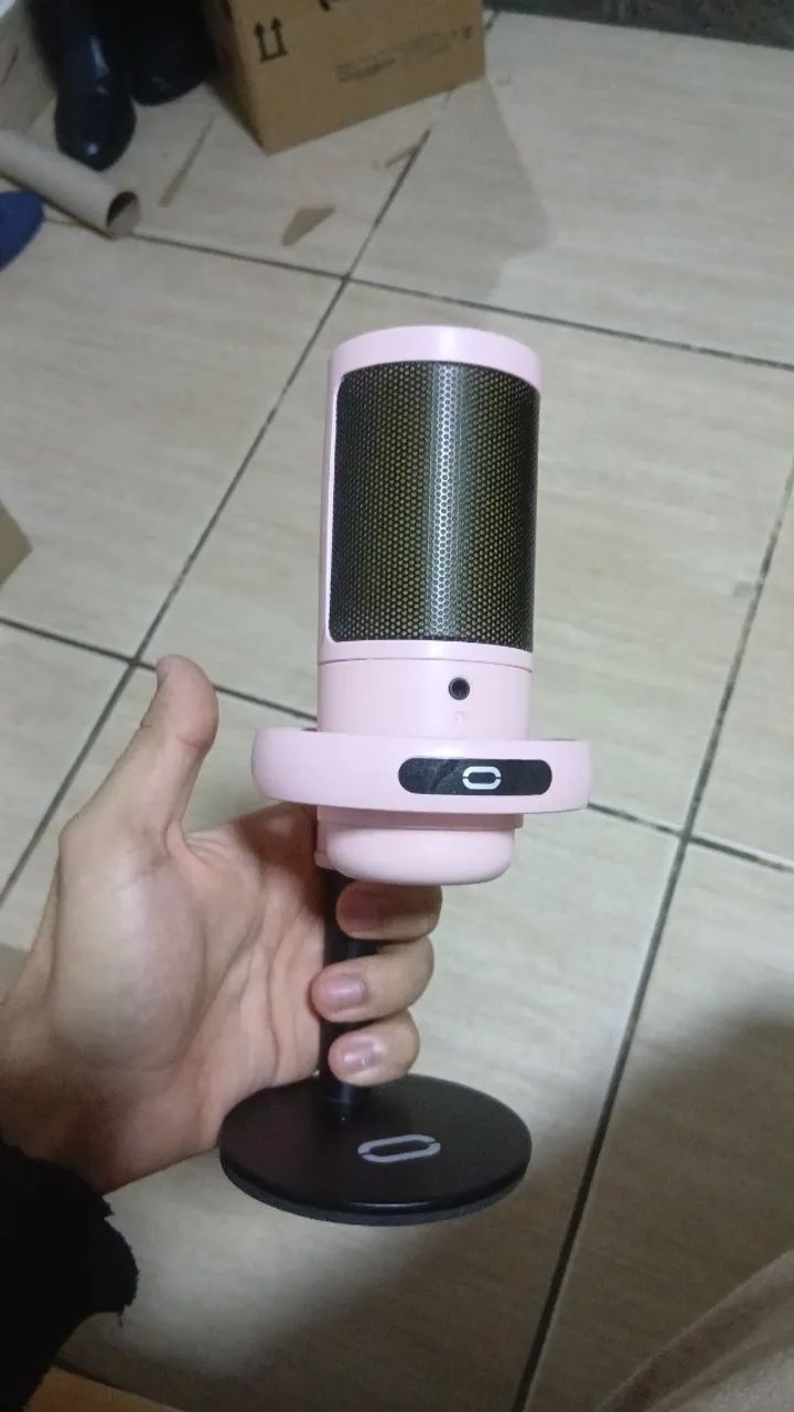 Microfone gamer seminovo (1 mes de uso) - Foto 2