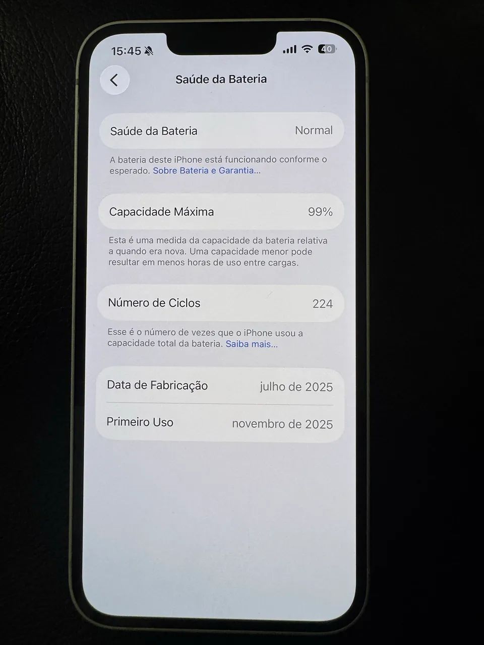 iPhone 16e 128GB nota fiscal - Foto 3