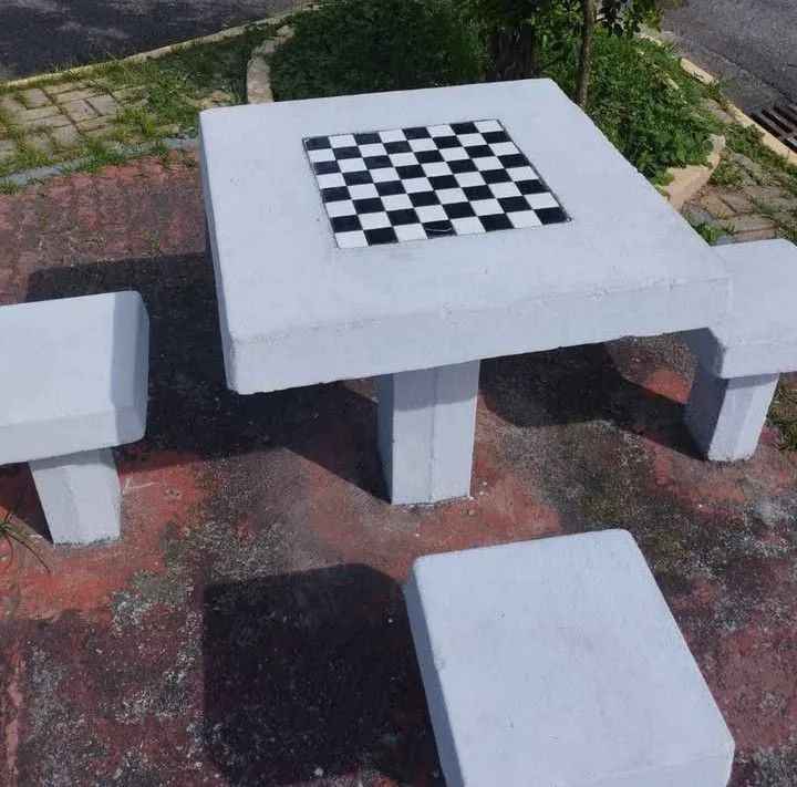 Conjunto de Mesa e Bancos de Concreto para Área Externa - Foto 3