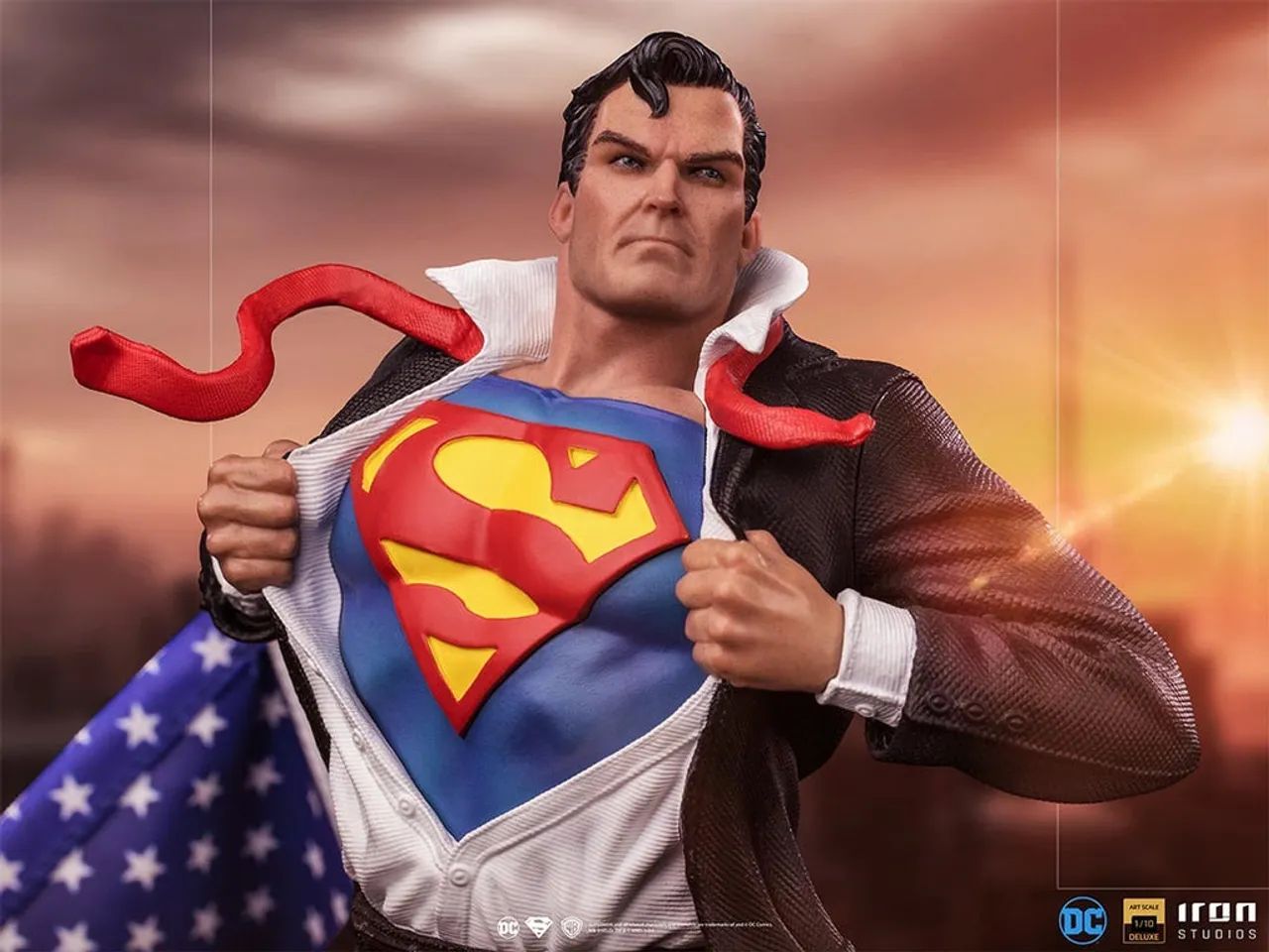 Clark Kent Deluxe - DC Comics - Art Scale 1/10 - Iron Studios - Foto 2