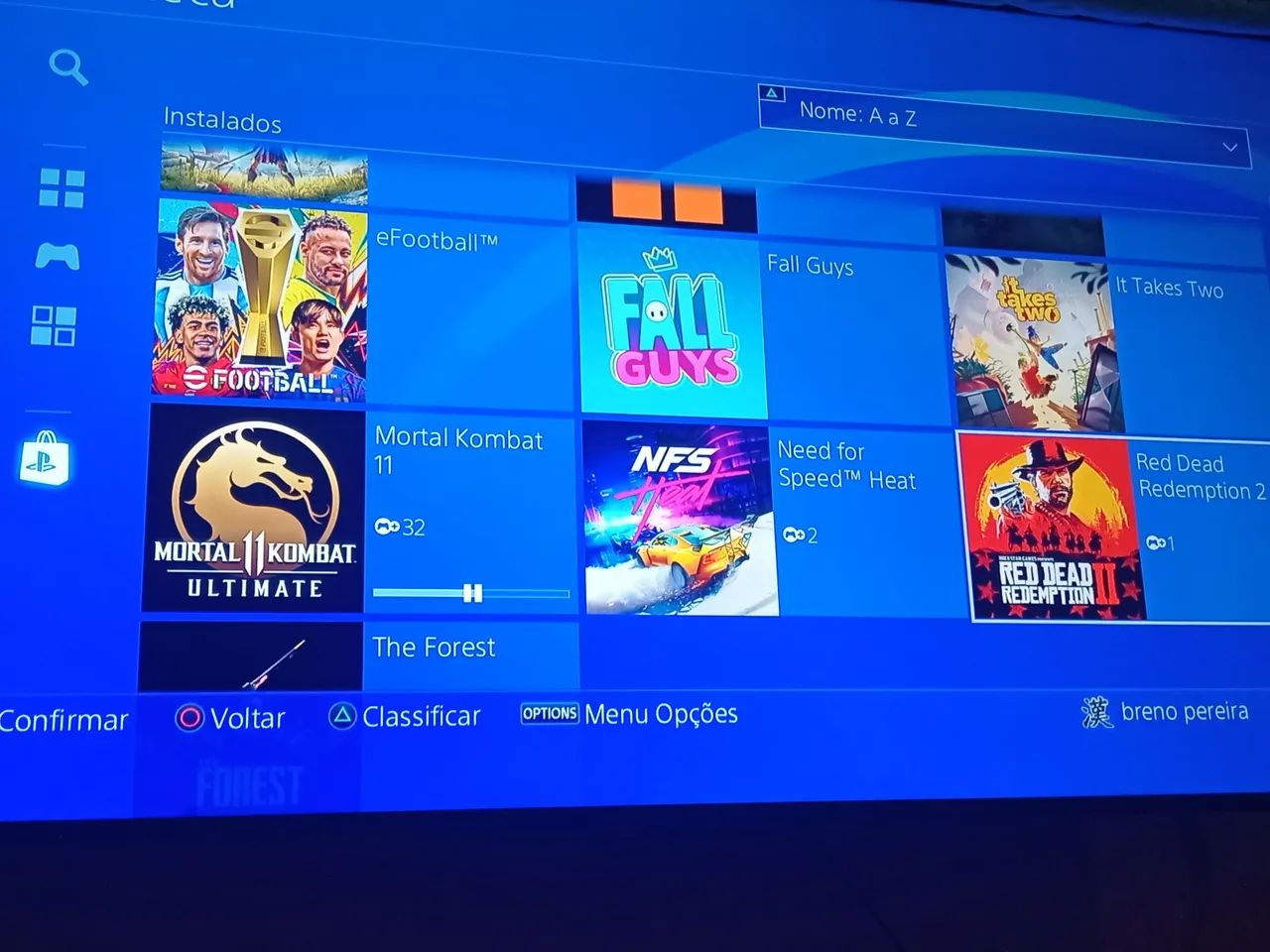 Ps4 slim com 35 jogos - Foto 3