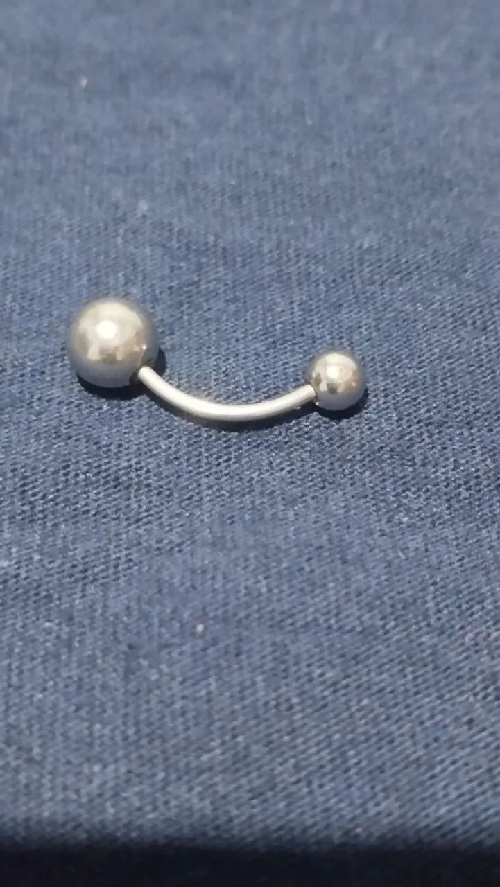 Desapego anéis pulseira piercing em aço inoxidável  - Foto 2