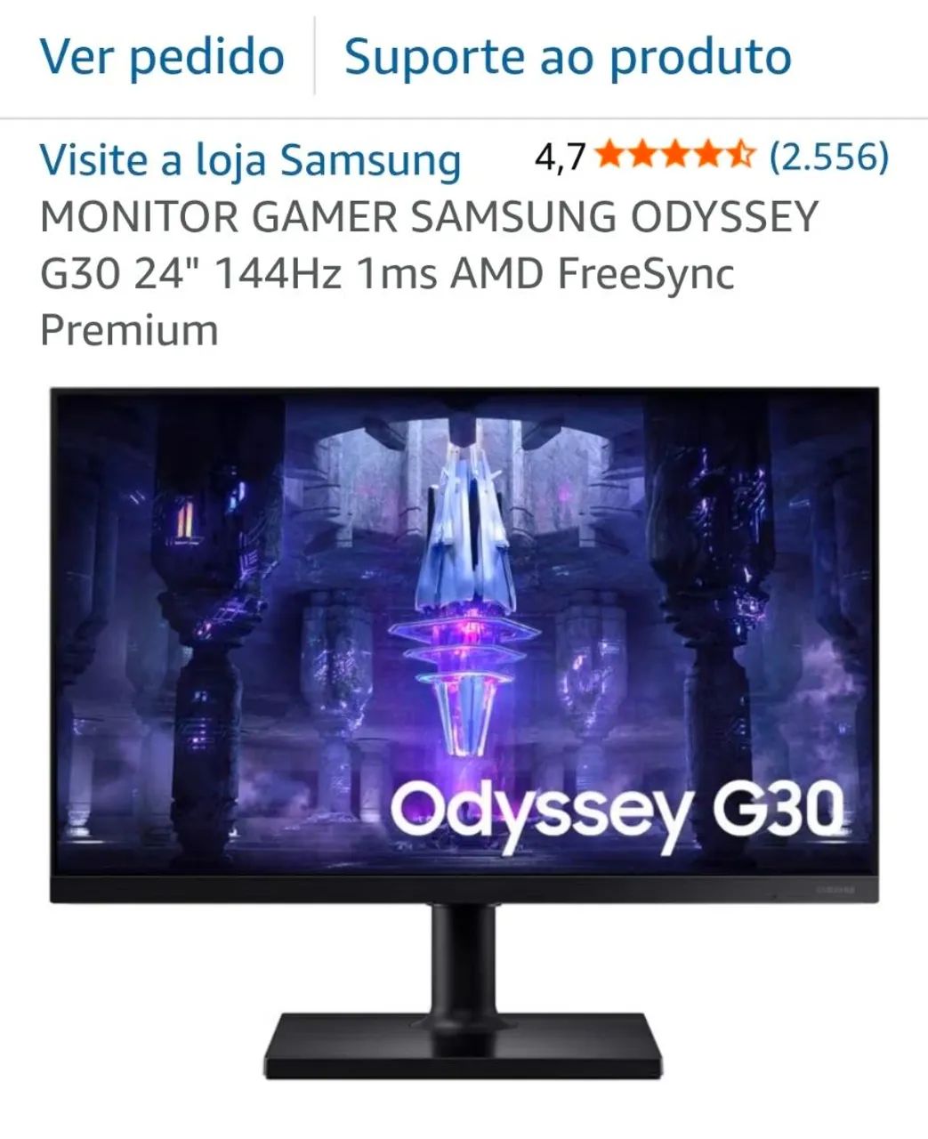 Monitor Samsung Odyssey 24 polegadas. - Foto 3