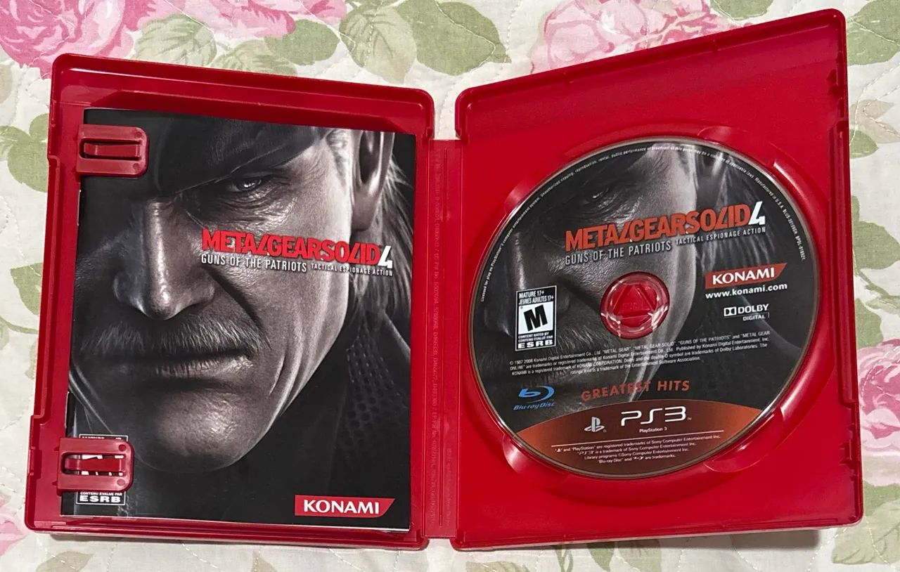 Metal gear Solid 4 - PS3 - Jogado muito pouco  - Foto 3