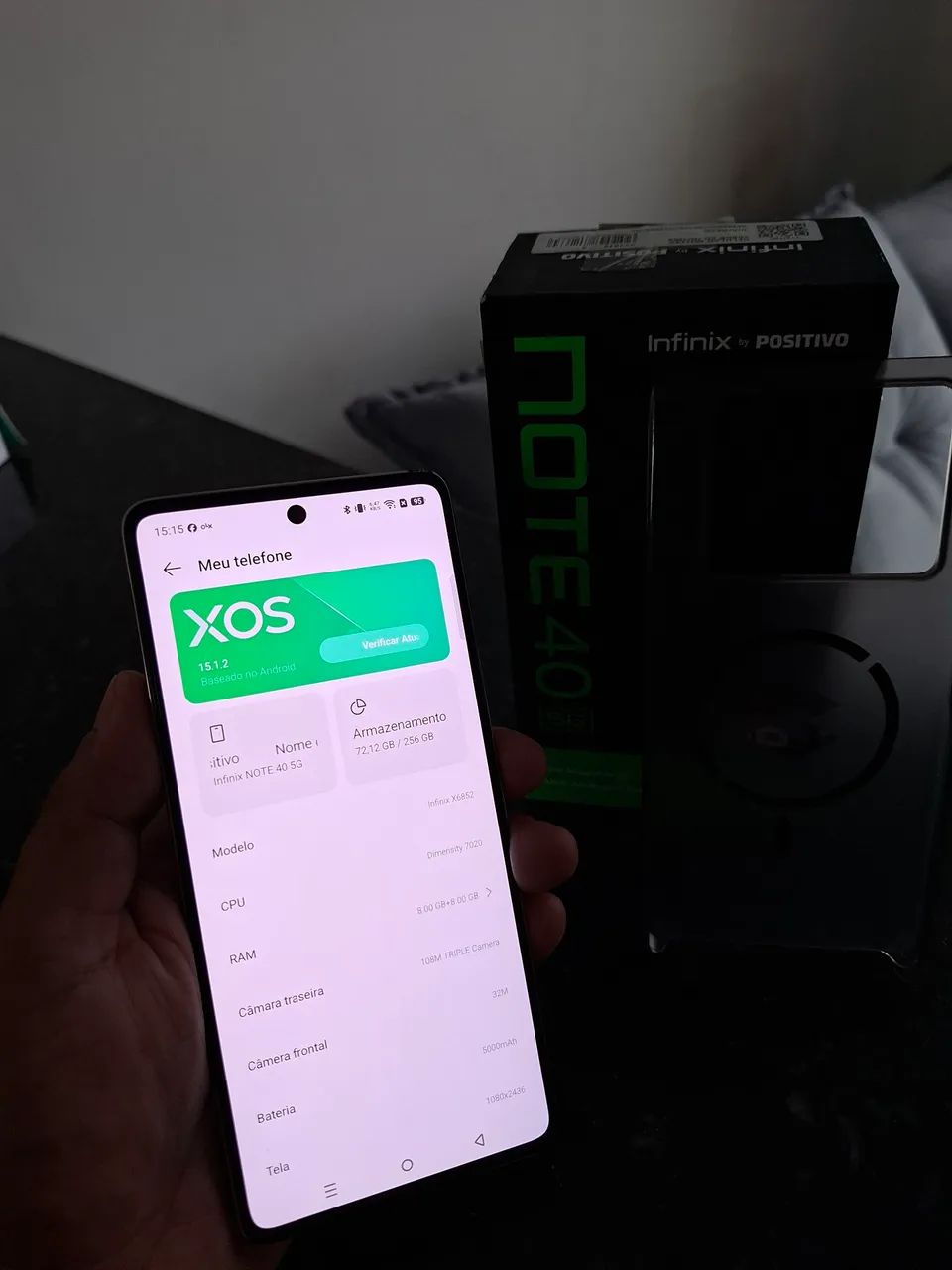 Celular Infinix Note 40 5G 256GB  - Foto 5