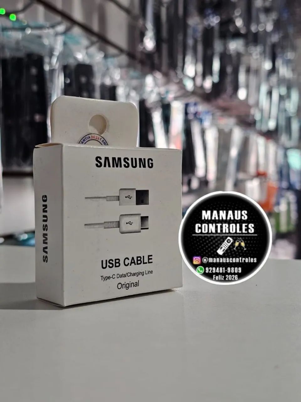 Cabo Original da Samsung USB para Tipo C